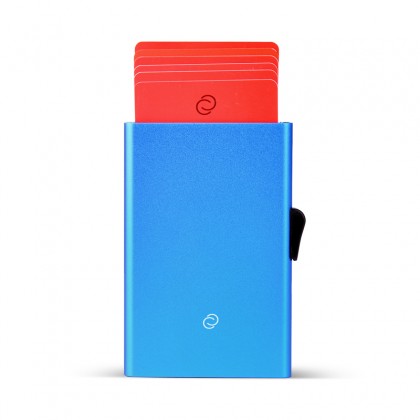 C Secure Aluminium Card Holder Blue C Secure Aluminium Card Holder Blue